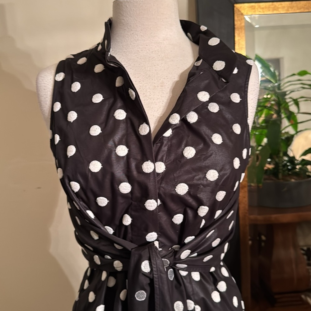 Carlisle tie waist blouse.  Please see all Photos.  Very cool
